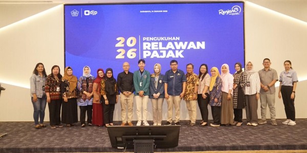 314 Relawan Pajak Dikukuhkan, Kanwil DJP Jawa Timur I Perkuat Edukasi dan Layanan Perpajakan