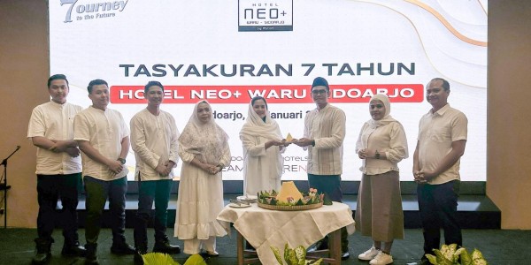 Anniversary ke-7 Hotel Neo+ Waru Sidoarjo Diwarnai CSR, Donor Darah, hingga Tasyakuran