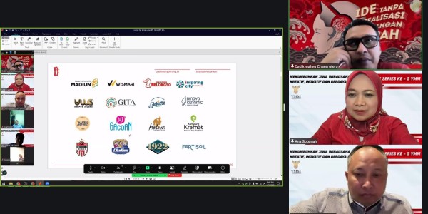 YMM Gelar Webinar Kewirausahaan untuk Generasi Kreatif dan Berdaya Saing