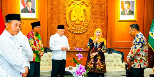 Gubernur Khofifah Dukung PWNU Jatim Gelar Mujahadah Kubro 1 Abad NU di Malang