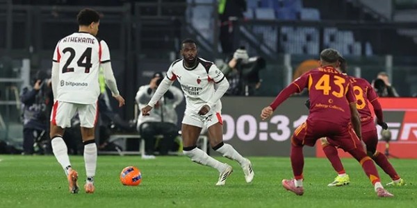 AS Roma vs AC Milan Berakhir Imbang 1-1 di Olimpico
