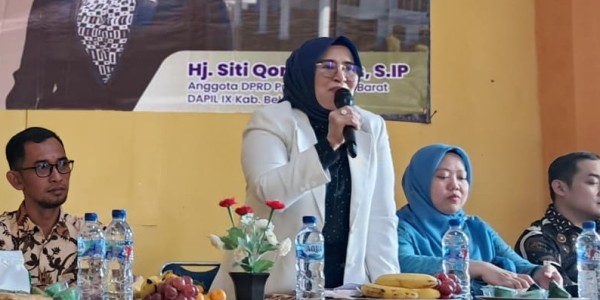 Siti Qomariyah Soroti Infrastruktur Lingkungan dan Drainase Desa Hurip Jaya