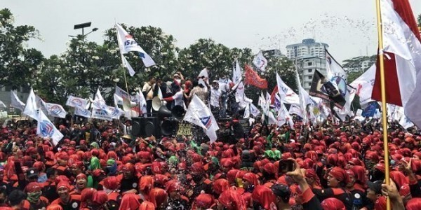 Besok, KSPI Geruduk Istana Tolak UMP DKI-Jabar dan Ancaman PHK 2.500 Buruh
