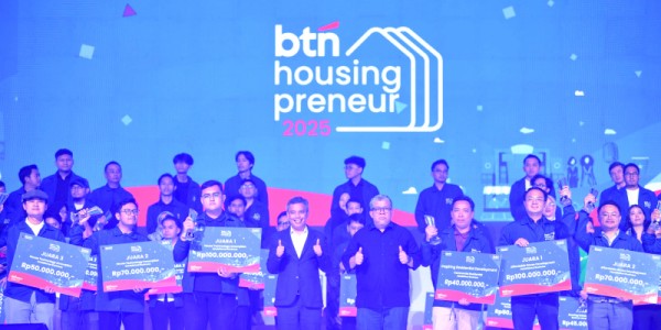Tutup Rangkaian BTN Expo 2026, Awarding BTN Housingpreneur 2025 Lahirkan Inovator Muda Ekosistem Perumahan