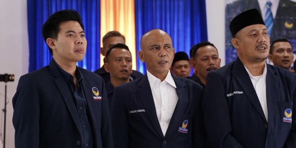 Pelantikan DPC NasDem Kota Bogor, M. Rizky Dorong Mesin Pemenangan Bergerak dari Sekarang