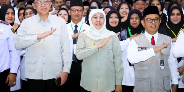 Gubernur Khofifah Buka Diklat PPIH Embarkasi Surabaya, Tekankan Kecakapan Teknis, Pemahaman Regulasi Serta Empati Layani Jemaah Haji