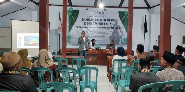 Milad HMI ke-79, Komisariat Hukum UMPO & AE Law Firm Sosialisasikan “Mimbar Hukum” di Mrican