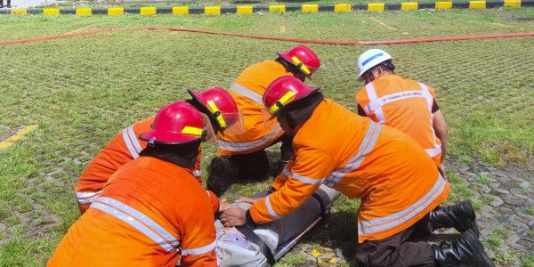 Peringati Bulan K3 Nasional 2026, Terminal Teluk Lamong Tingkatkan Kesiapsiagaan Darurat