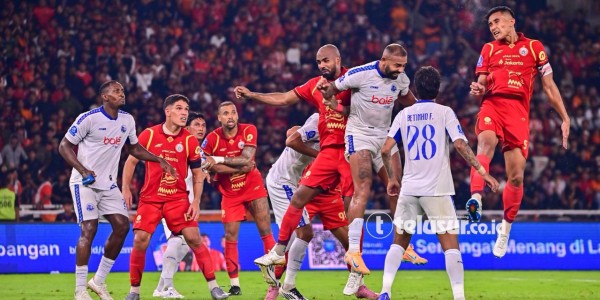 Persija Tumbang 2-0 atas Arema FC, Gagal Pangkas Jarak dengan Persib di Puncak Klasemen