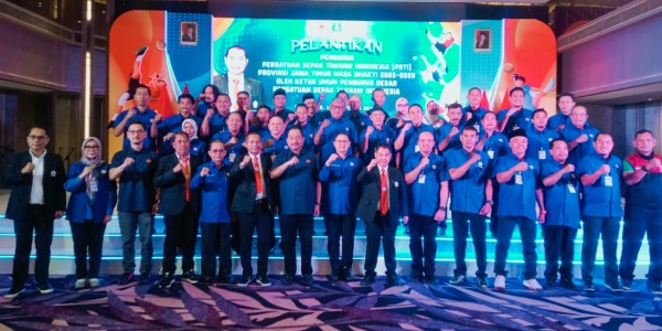 Pengprov PSTI Jatim 2025-2029 Dilantik, Aries: Target Jatim menjadi Barometer Sepak Takraw Nasional