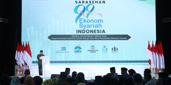 CSED INDEF Himpun 99 Ekonom, Ma'ruf Amin: Ekonomi Syariah Harus Jadi Arus Utama Perekonomian Nasional