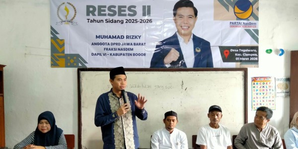 Reses di Tegalwaru, M Rizky Dorong Sinergi Pendidikan, Pertanian, dan Pemberdayaan Pemuda