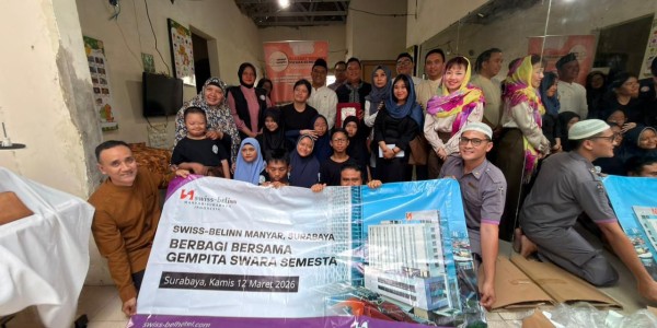 Swiss-Belinn Manyar Surabaya Berbagi Kebahagiaan Ramadan Bersama Anak Berkebutuhan Khusus