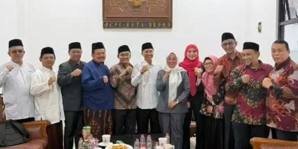 Sambangi PCNU, PDIP Depok Sebut Perkuat Sinergi Kebangsaan