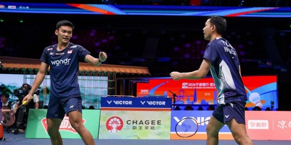 Fajar/Fikri Tembus Semifinal, Tundukkan Ganda Chinese Taipei 