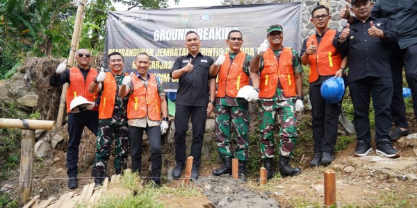 Groundbreaking Jembatan Garuda Harjasari Dimulai, Rusli Prihatevy: Jadi Urat Nadi Ekonomi Warga