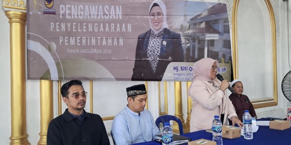 Blusukan ke Sumberjaya, Siti Qomariyah: Masalah Drainase Tidak Bisa Dianggap Sepele