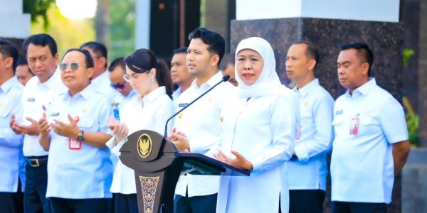Hari Otonomi Daerah 2026, Gubernur Khofifah Tekankan Sinergi Pusat dan Daerah