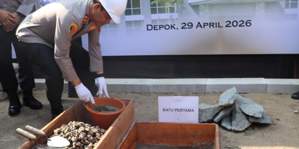 Groundbreaking Mako Polres Depok, Kapolda Minta Polisi Profesional dan Tidak Sakiti Masyarakat