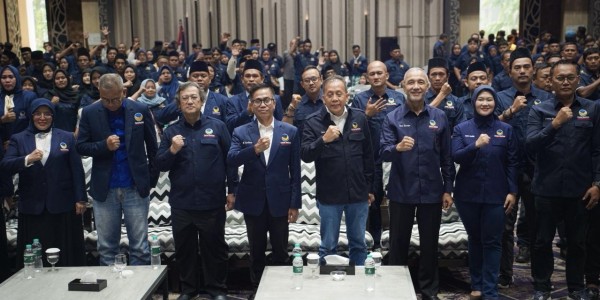 M. Rizky Tekankan Penguatan Struktur dan Kerja Kolektif dalam Pelantikan NasDem Kabupaten Bekasi