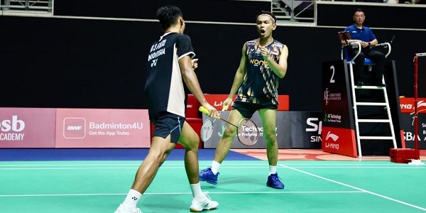 Bangkit dari Tekanan, Fajar/Fikri Lolos Dramatis ke 16 Besar Singapore Open 2026