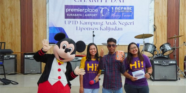 Rayakan 10 Tahun Perjalanan, Premier Place Hotel Gelar Charity Day Bersama Anak Berkebutuhan Khusus