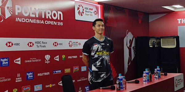 Jonatan Christie Minta Maaf Usai Gagal Juara Indonesia Open 2026, Akui Tak Mampu Atasi Tekanan