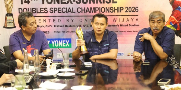 Candra Wijaya Sebut 500 Pasangan Ramaikan Yonex-Sunrise Doubles Special Championships 2026