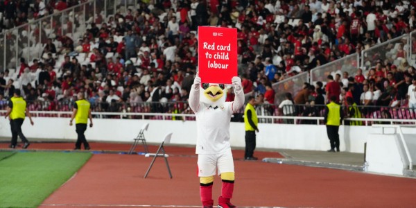 PSSI Gaungkan Kampanye Global Tolak Pekerja Anak di Laga Timnas Indonesia Versus Mozambik