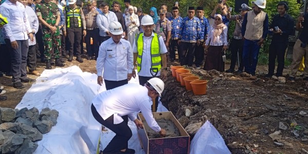 Groundbreaking Jalan Enggram-Pemuda, Pemkot Depok Siapkan Penataan Arus Kendaraan