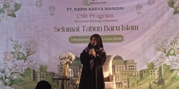 Nuryuliani Apresiasi CSR PT Rapik Karya Mandiri untuk Anak Yatim Depok
