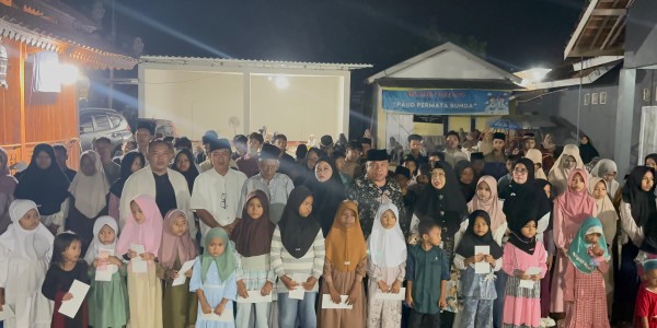 Ketum GCP Peduli Santuni Ratusan Anak Yatim dan Piatu di Lampung Timur
