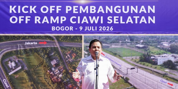 Groundbreaking Off Ramp Ciawi Selatan Dimulai, DPRD Kota Bogor Optimistis Kemacetan Berkurang