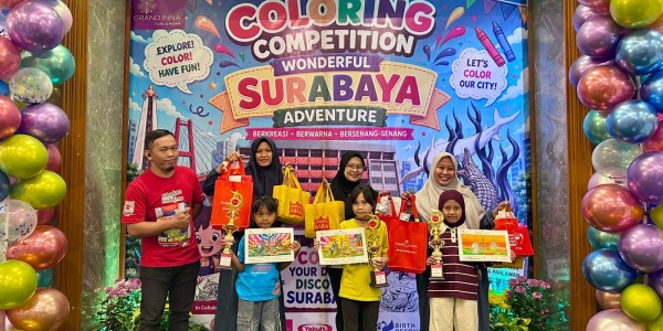 Grand Inna Tunjungan Suguhkan Lomba Mewarnai dan Aktivitas Edukatif Selama Liburan Sekolah