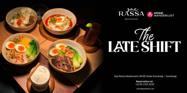Nikmati Sensasi Kuliner Malam, Sae Rassa Restaurant MYZE Hotel Sumenep Ikut Program 'The Late Shift'