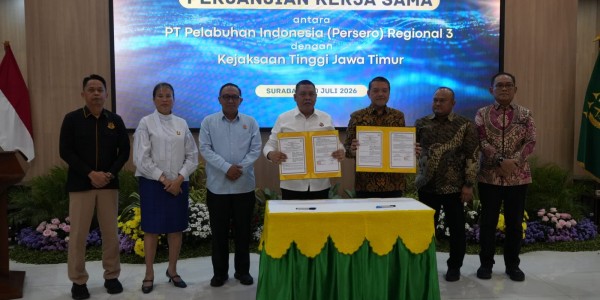 Pelindo Regional 3 dan Kejati Jatim Perkuat Tata Kelola Perusahaan melalui Perjanjian Kerja Sama