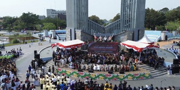 BNN dan Pemprov Kalteng Bersatu Perangi Narkoba, Gelar Deklarasi Akbar di Palangka Raya