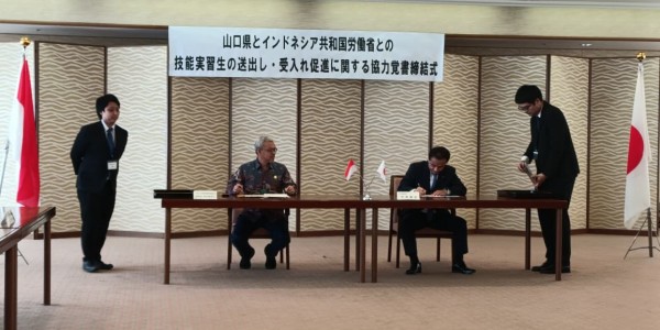 Kemnaker dan Prefektur Yamaguchi Perkuat Pemagangan Teknis SDM RI