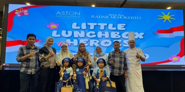 60 Pasangan Ibu dan Anak Ikuti Little Lunch Box Heroes di Aston Mojokerto